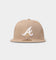New Era Atlanta Braves "Camel White" 59FIFTY Fitted Tumbleweed/White