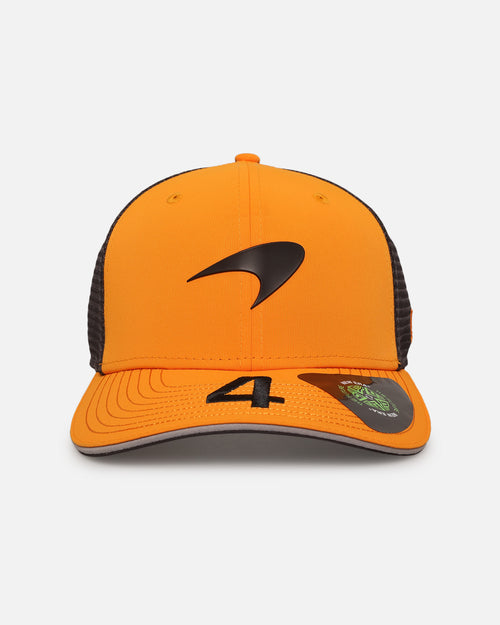 New Era X McLaren Racing Norris 9SEVENTY Trucker Snapback Medium Orange