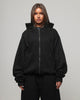 American Thrift Zip Hoodie Black