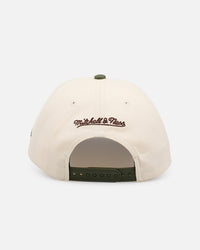 Mitchell & Ness Los Angeles Dodgers 'Hand Stitch' Deadstock Snapback Olive