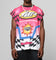 Loiter Motorsport Muscle T-Shirt Pink/Multi-Coloured