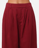 XXIII Women's Wide Leg Tailored Pant Maroon