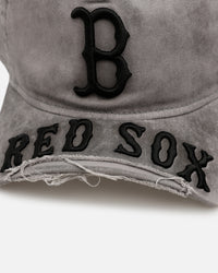 New Era Boston Red Sox 'Cutoff Visor' 9FORTY Snapback Washed Black