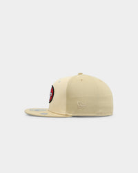 New Era San Francisco 49ers 'Raffia Front' 59FIFTY Fitted Vegas Gold