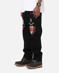 Ed Hardy Once Wounded Jeans Black