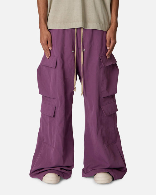 MNML Rave Double Cargo Sweatpants Washed Mauve