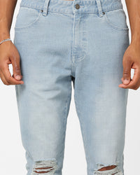 Carre Daily Distressed Jeans Superwash Blue