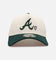 New Era Atlanta Braves 'Pink Satin Hearts Green' 9FORTY A-Frame Snapback Chrome/Dark Green