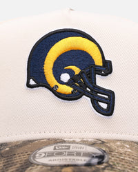 New Era Los Angeles Rams 'Realtree Visor' 9FORTY A-Frame Snapback Cream/Camo