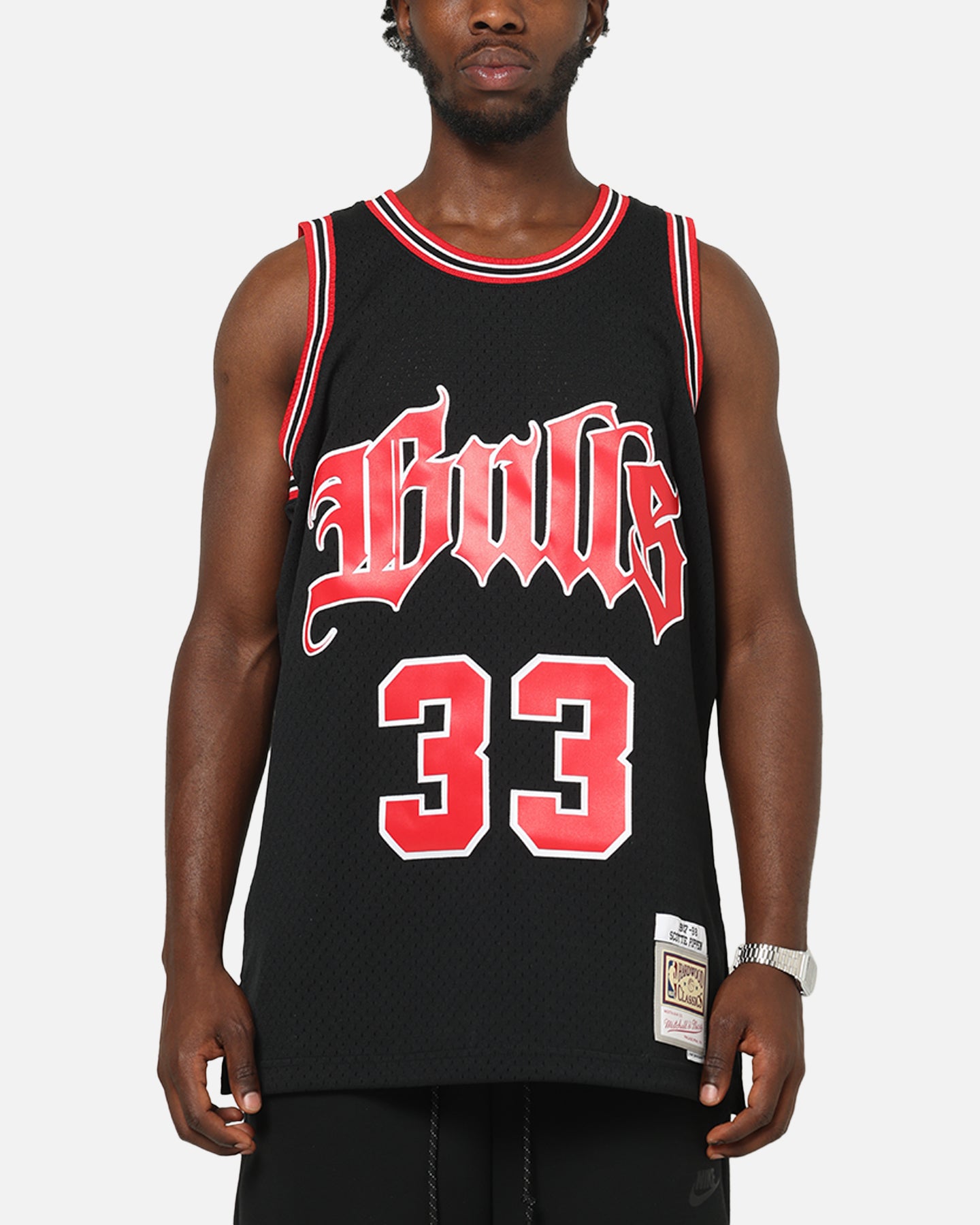 ウェア Mitchell & Ness Bulls Scottie Pippen XL Mitchell & Ness Chicago Bulls Scottie Pippen Gothic Swing Jersey