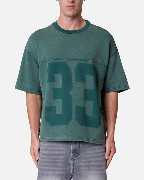 MNML Vintage Raglan Terry Jersey Green