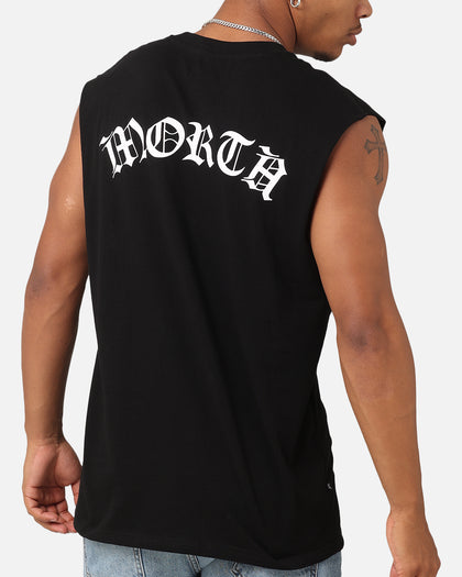 Saint Morta Dead Oversized Muscle T-Shirt Black