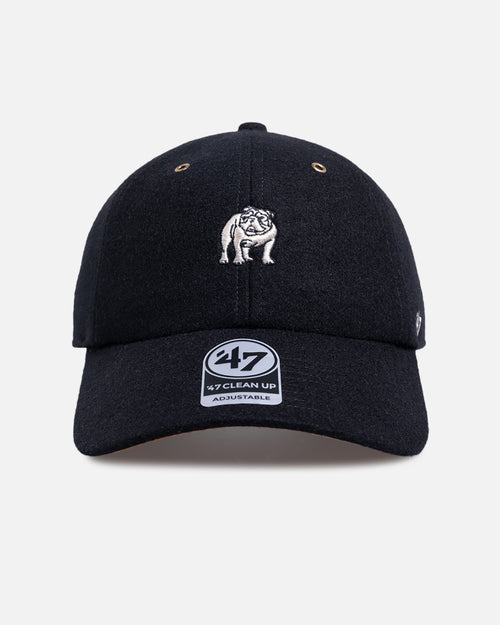 47 Brand Bulldog Wool 47 Clean Up Strapback Black