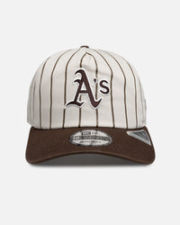 New Era Oakland Athletics 'Washed Stone Walnut' 19TWENTY Snapback Brown Pinstripe