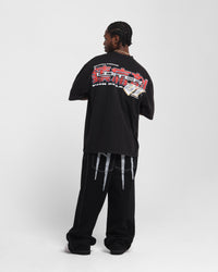 Loiter Fighter Vintage T-Shirt Vintage Black