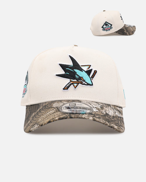 New Era San Jose Sharks 'Realtree Visor' 9FORTY A-Frame Snapback Cream/Camo
