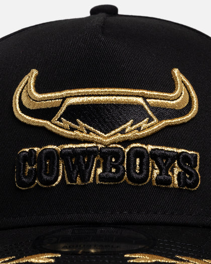 New Era North Queensland Cowboys 'NRL Vegas Round 2026' 9FORTY A-Frame Snapback Black/Gold