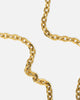 Saint Morta Onyx Round Pendant Chain Gold