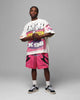 Loiter Motorway Walk Shorts Pink