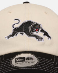 New Era Penrith Panthers 'NRL 2-Tone 2025 Collection' Casual Classic Strapback Chrome White