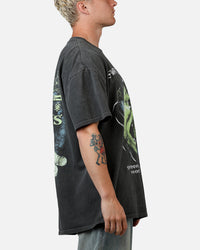 73Studio X Shrek Rave Vintage T-Shirt Black Wash