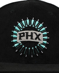 New Era Phoenix Suns 'Black Cord Blue Tint' 59FIFTY Fitted Black