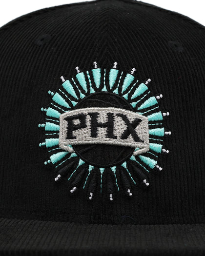 New Era Phoenix Suns 'Black Cord Blue Tint' 59FIFTY Fitted Black