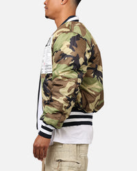 New Era X Alpha Series X MLB Houston Astros MA-1 Bomber Jacket Navy