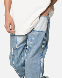 MNML V381 Baggy Denim Jeans Blue