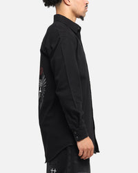Saint Morta Amorafti Long Sleeve Denim Shirt Black Shadow