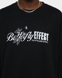 Rats Get Fat Butterfly Effect Vintage Crewneck Black Wash