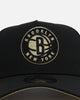 New Era Brooklyn Nets 'NBA Gold Links' 9FORTY A-Frame Snapback Black/Gold