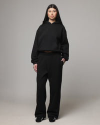 American Thrift Women's Straight Leg Trackpants Black
