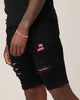 Saint Morta Paisley Summum Shorts Black/Red