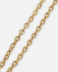 Saint Morta Lapis Octagon Pendant Chain Gold