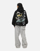 73Studio X Halo Logo Hoodie Black
