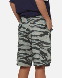 Carre Depot Cargo Shorts Tiger Camo