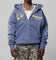 Loiter Solar Zip Hoodie Blue