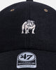 47 Brand Bulldog Wool 47 Clean Up Strapback Black