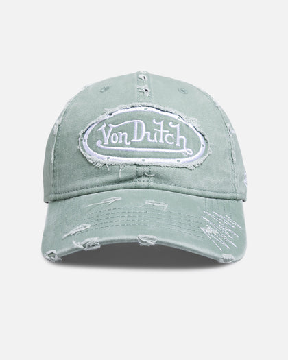 Von Dutch Distressed Zigzag Strapback Sage
