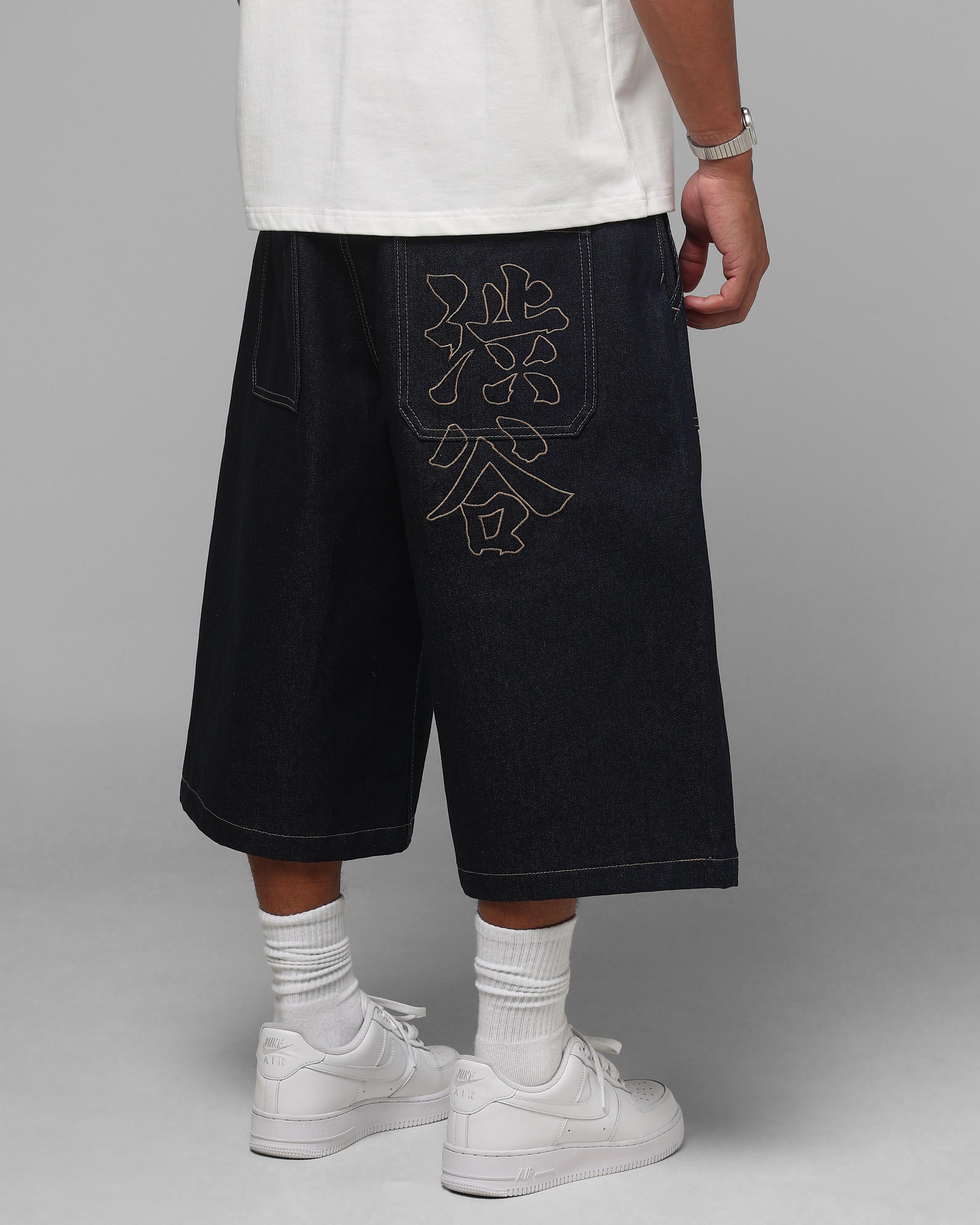 Loiter Shibuya Pleated Jorts Indigo | Culture Kings US