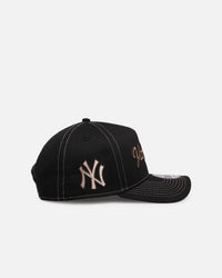 New Era New York Yankees 'Rope Script' 9FORTY A-Frame Snapback Black/White
