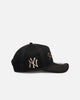 New Era New York Yankees 'Rope Script' 9FORTY A-Frame Snapback Black/White