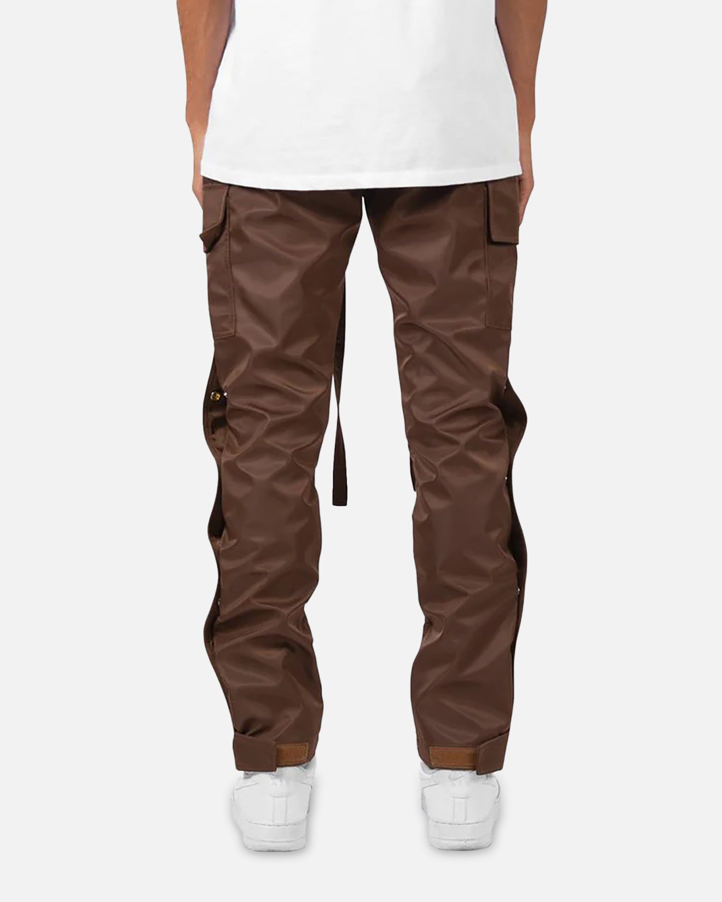 MNML Snap Zipper II Cargo Pants Brown | Culture Kings US