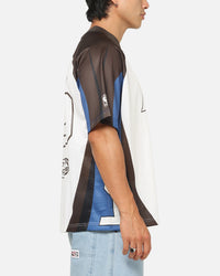 Mitchell & Ness Los Angeles Lakers Warehouse Rave Jersey White/Brown