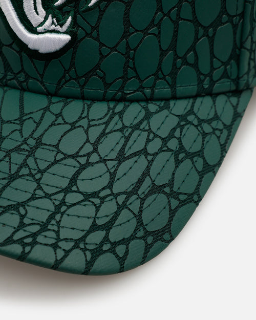 New Era Jacksonville Jaguars 'Croc Skin 2.0' 9FORTY A-Frame Snapback Dark Green