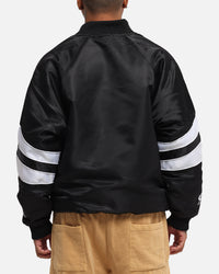 Carre Rally Panelled Bomber Jacket Black