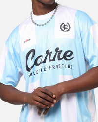 Carre Prestige Football T-Shirt Light Blue/White