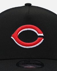 New Era Cincinnati Reds 'Team Color' 9FORTY A-Frame Trucker Snapback OTC