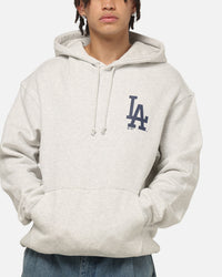 Majestic Athletic Los Angeles Dodgers Everteam Logo Hoodie Silver Marle